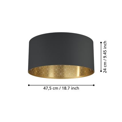Eglo - Lampa sufitowa 1xE27/40W/230V