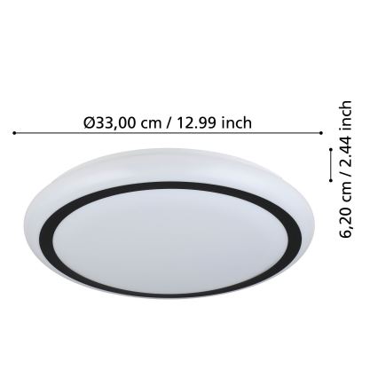 Eglo - LED Plafon LED/14,6W/230V