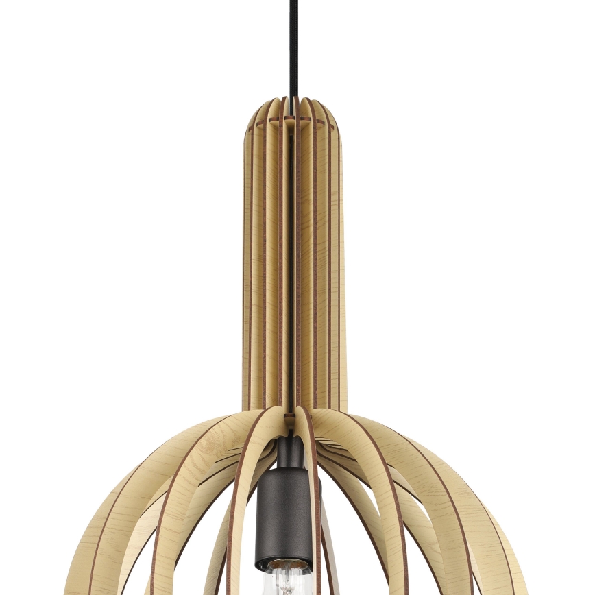 Eglo - Lampa wisząca na linkę 1xE27/40W/230V śr. 31 cm beżowa