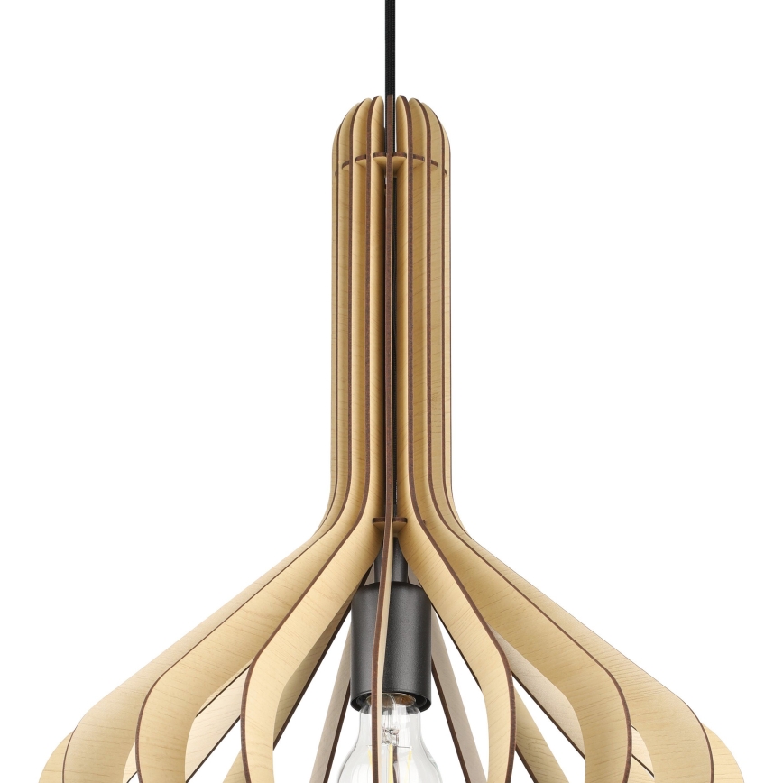 Eglo - Lampa wisząca na linku 1xE27/40W/230V śr. 38 cm beżowa