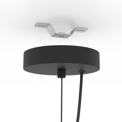 Eglo - Lampa wisząca na linkę 1xE27/40W/230V czarna