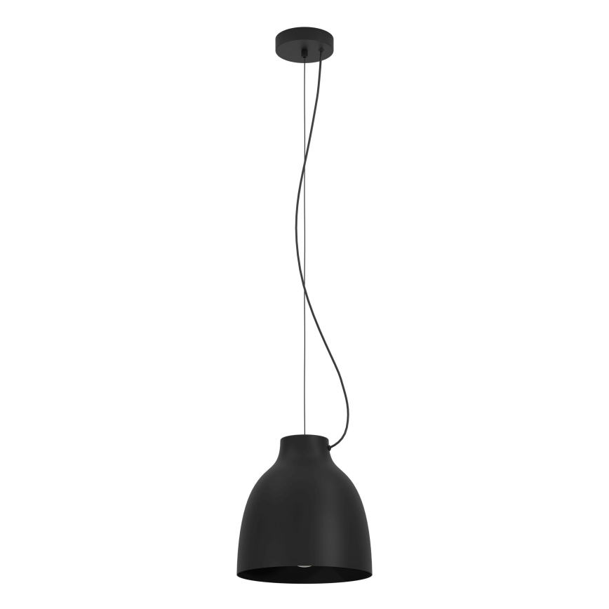 Eglo - Żyrandol na lince 1xE27/40W/230V czarny