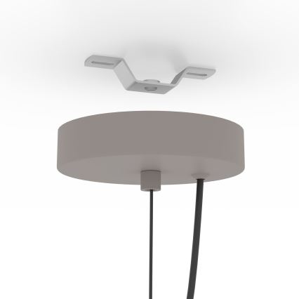 Eglo - Lampa wisząca na linkę 1xE27/40W/230V szara