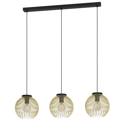 Eglo - Lampa wisząca na linkach 3xE27/40W/230V