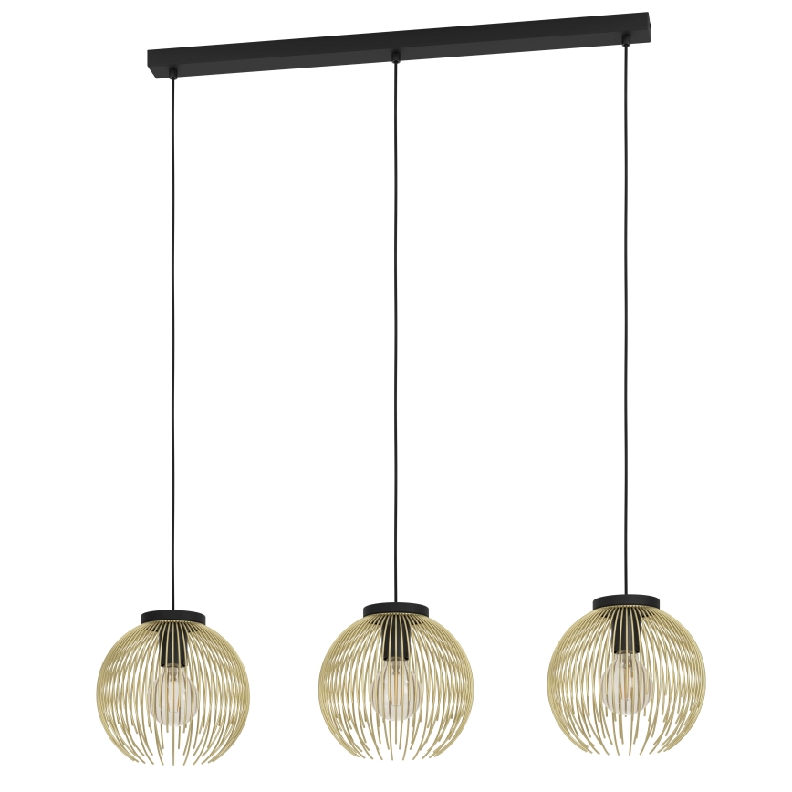 Eglo - Lampa wisząca na linkach 3xE27/40W/230V
