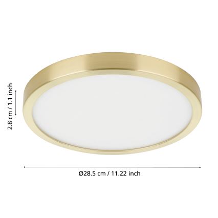 Eglo - LED Oprawa sufitowa LED/20,5W/230V śr. 28,5 cm śr. 28,5 cm