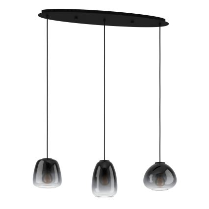 Eglo - Lampa wisząca na linkach 3xE27/40W/230V