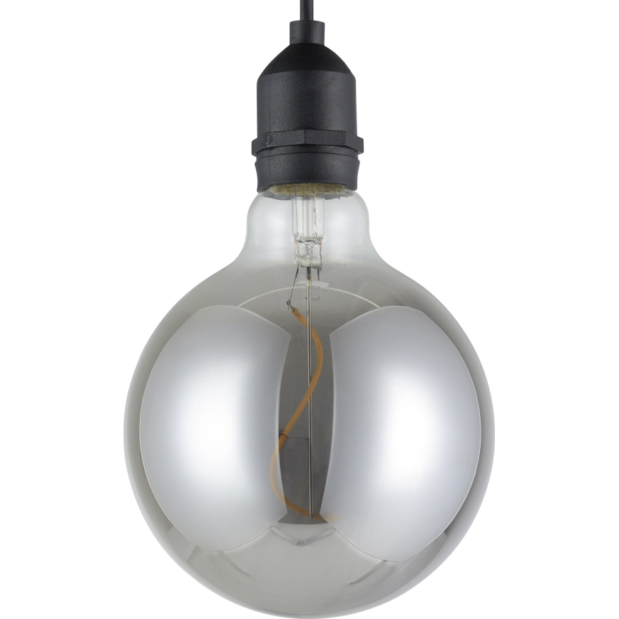 Eglo - LED Zewnętrzna lampa wisząca LED/0,06W/6V 4xAA IP44 szara