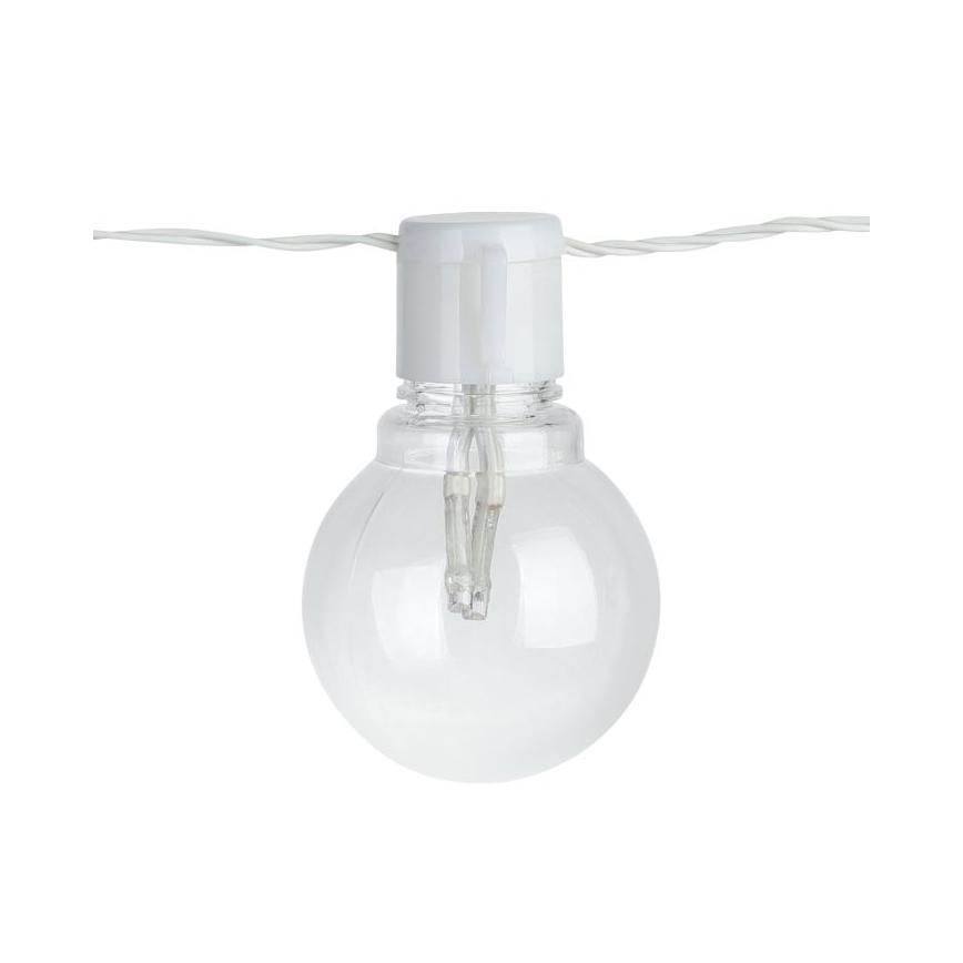 Eglo - Zewnętrzny łańcuch dekoracyjny LED 16xLED/0,064W/24V IP44 bílá