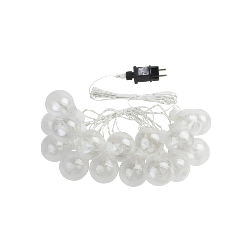 Eglo - Zewnętrzny łańcuch dekoracyjny LED 16xLED/0,064W/24V IP44 bílá