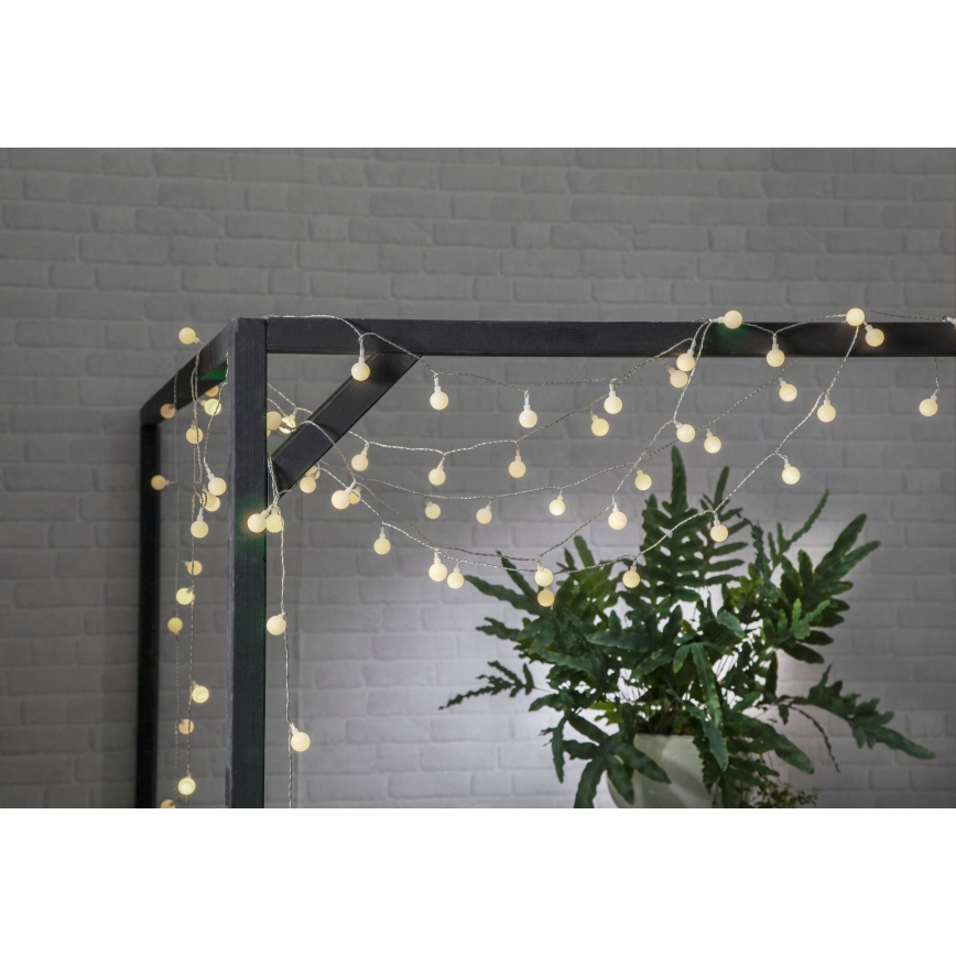 Eglo - Zewnętrzny łańcuch dekoracyjny LED 50xLED/0,066W/4,5V IP44