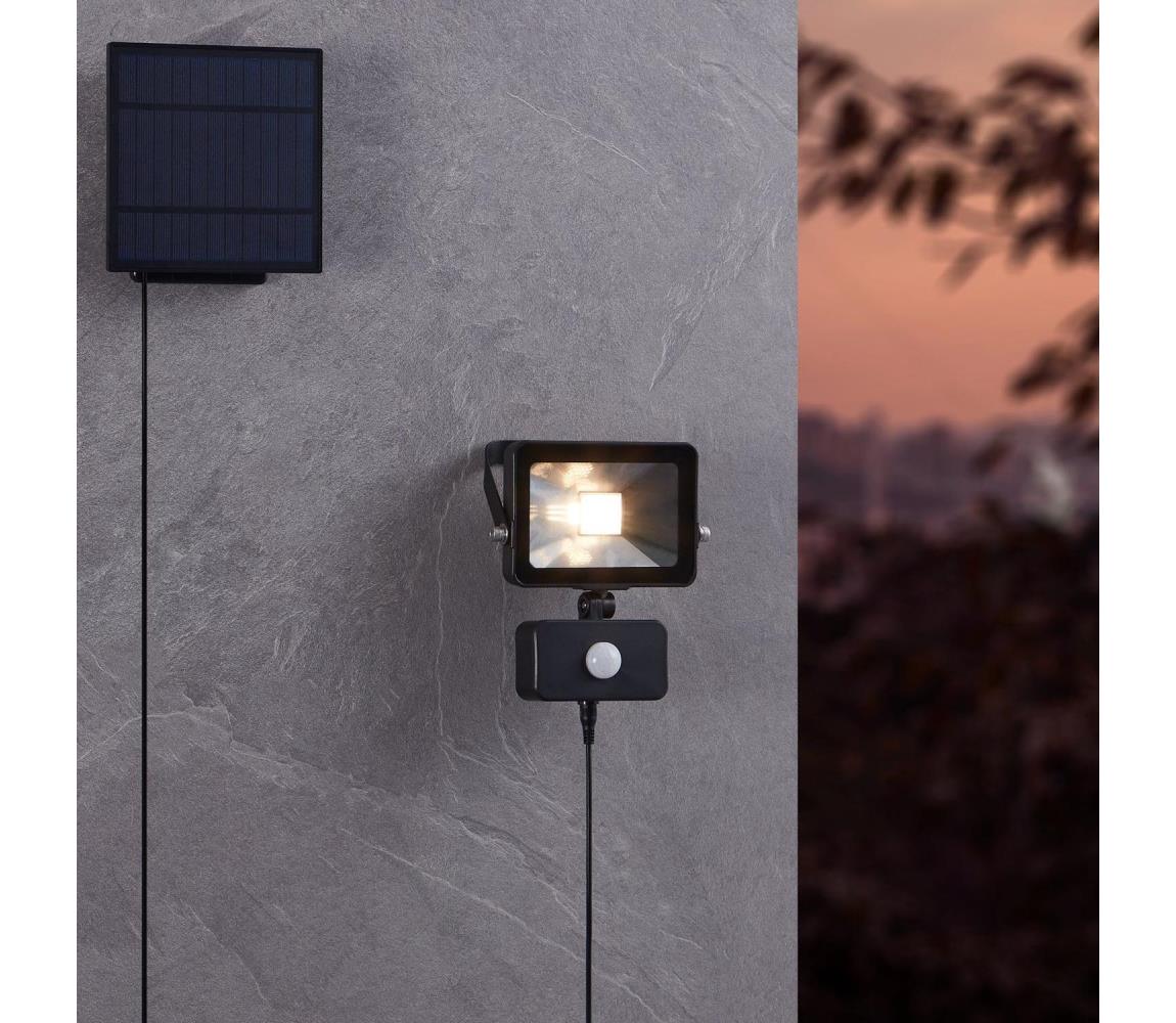 Eglo 900247-LED Reflektor solarny z czujnikiem VILLAGRAPPA 15xLED/0,03W/3,7V IP44
