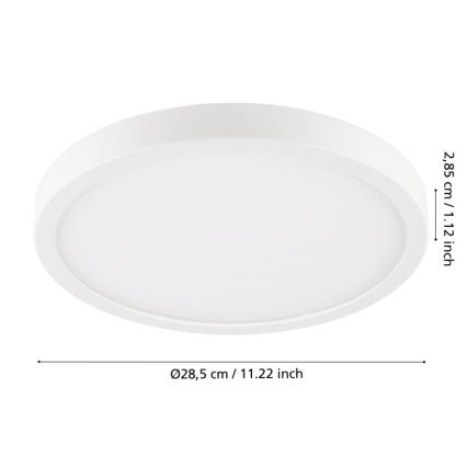 Eglo - LED Plafon łazienkowy LED/20,5W/230V IP44 biały