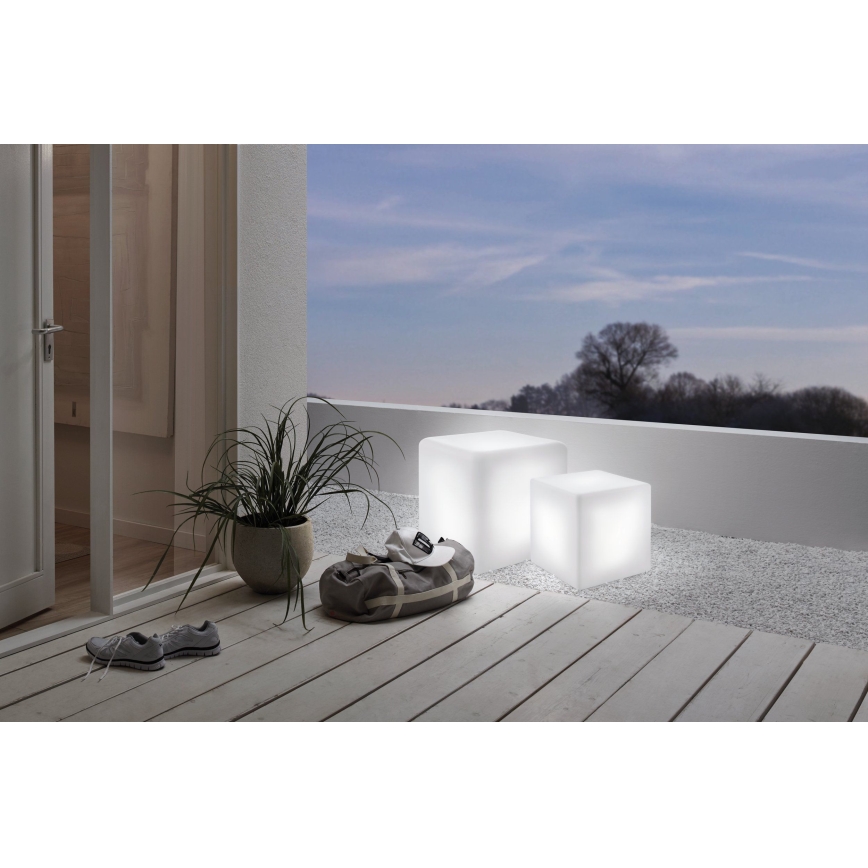 Eglo - Lampa podłogowa zewnętrzna 1xE27/15W/230V 40x40 cm IP65
