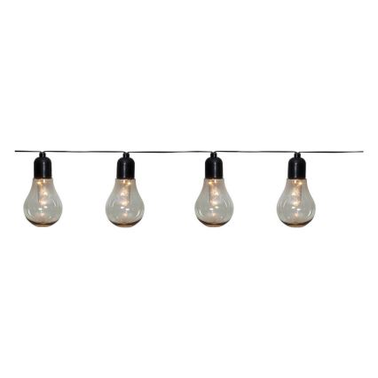 Eglo - Zewnętrzny łańcuch dekoracyjny LED 10xLED/0,06W/3V IP44