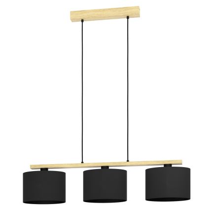 Eglo - Lampa wisząca na linkach 3xE27/40W/230V