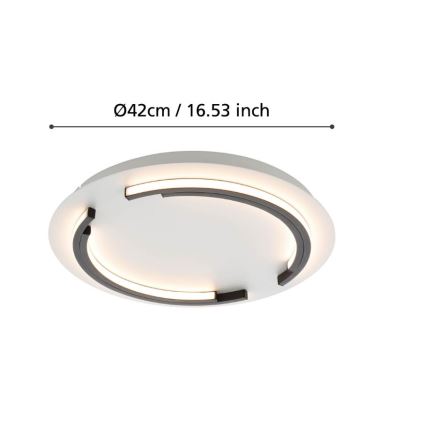 Eglo - LED Ściemnialny plafon LED/25W/230V śr. 42 cm