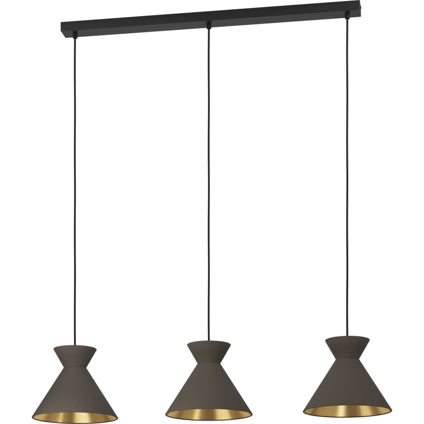 Eglo - Lampa wisząca na linkach 3xE27/40W/230V