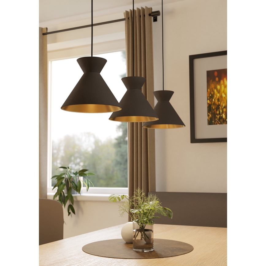 Eglo - Lampa wisząca na linkach 3xE27/40W/230V