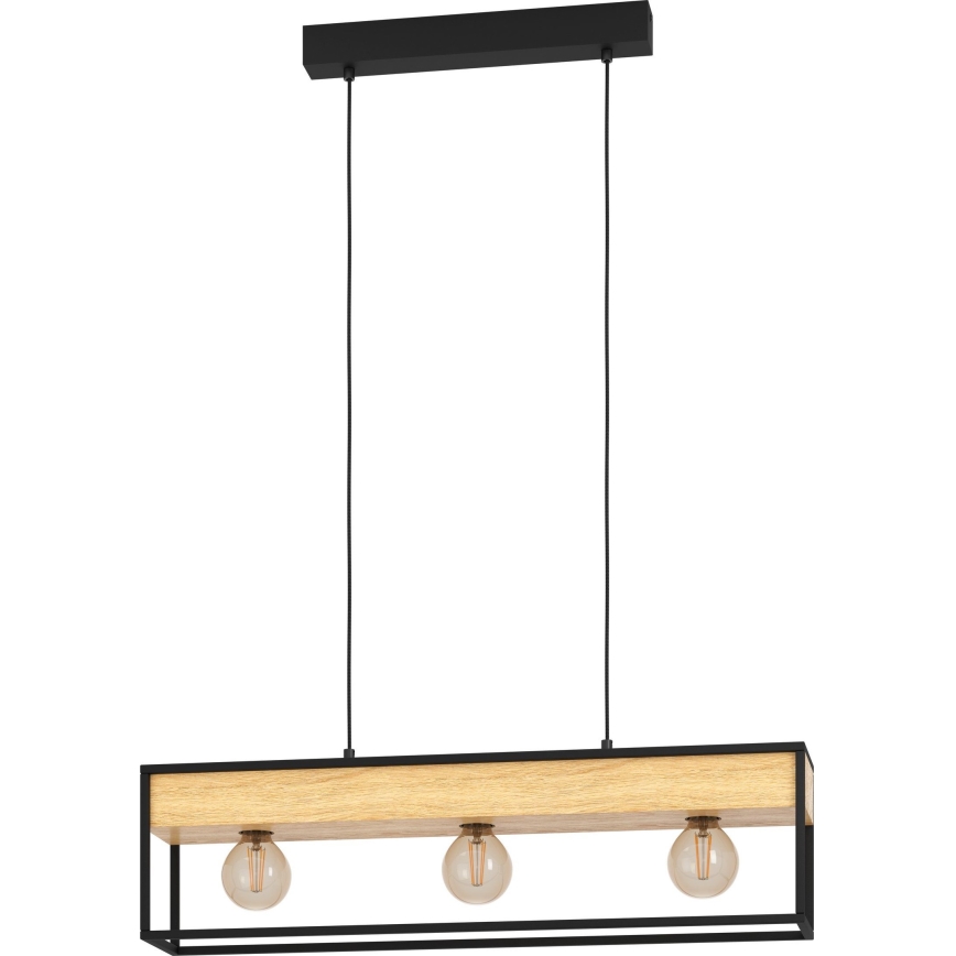 Eglo - Lampa wisząca na linkach 3xE27/40W/230V