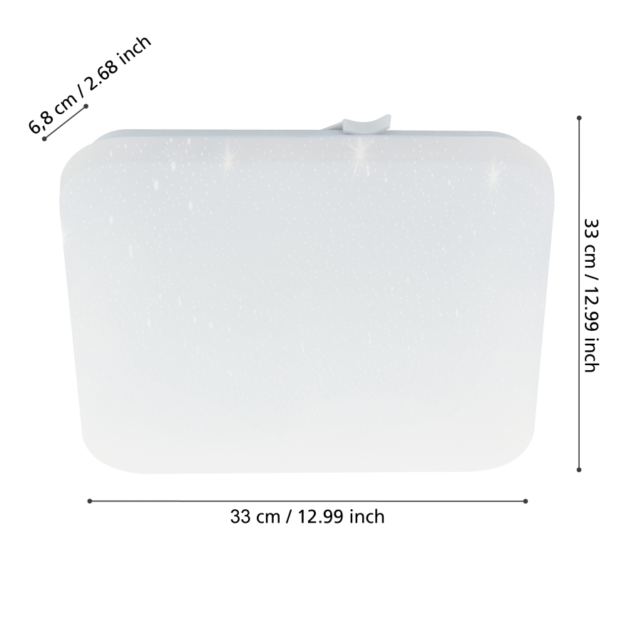 Eglo - LED sufitowa lampa łazienkowa LED/14,6W/230V IP44