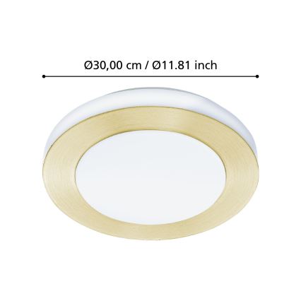 Eglo - LED Plafon łazienkowy LED/10,8W/230V IP44