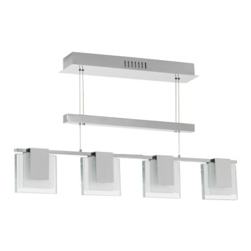 EGLO 90037 - Ściemnialny żyrandol na lince CLAP 4xMR16,35/35W/12V