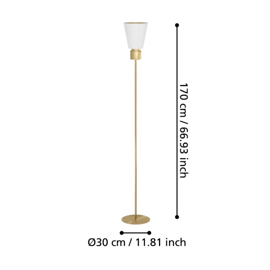 Eglo - Lampa podłogowa 1xE27/40W/230V