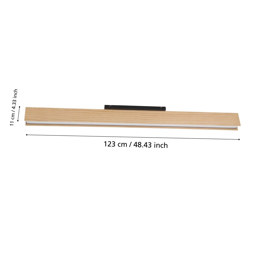 Eglo - Ściemnialna lampa sufitowa RGBW LED/35W/230V 2700-6500K