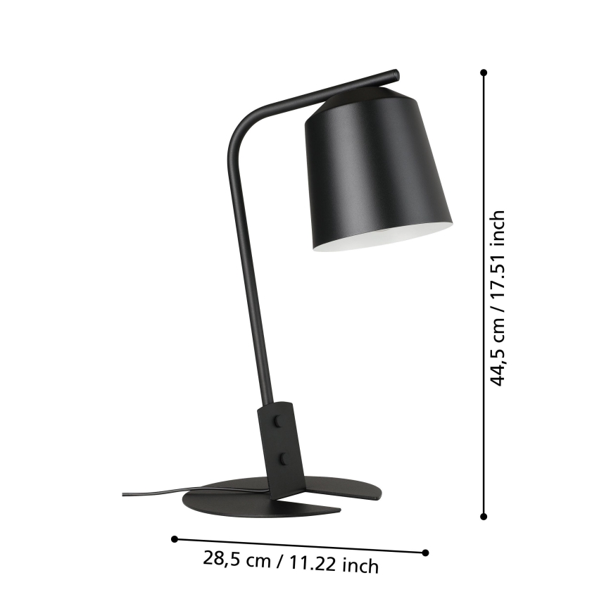 Eglo - Lampa stołowa 1xE27/40W/230V