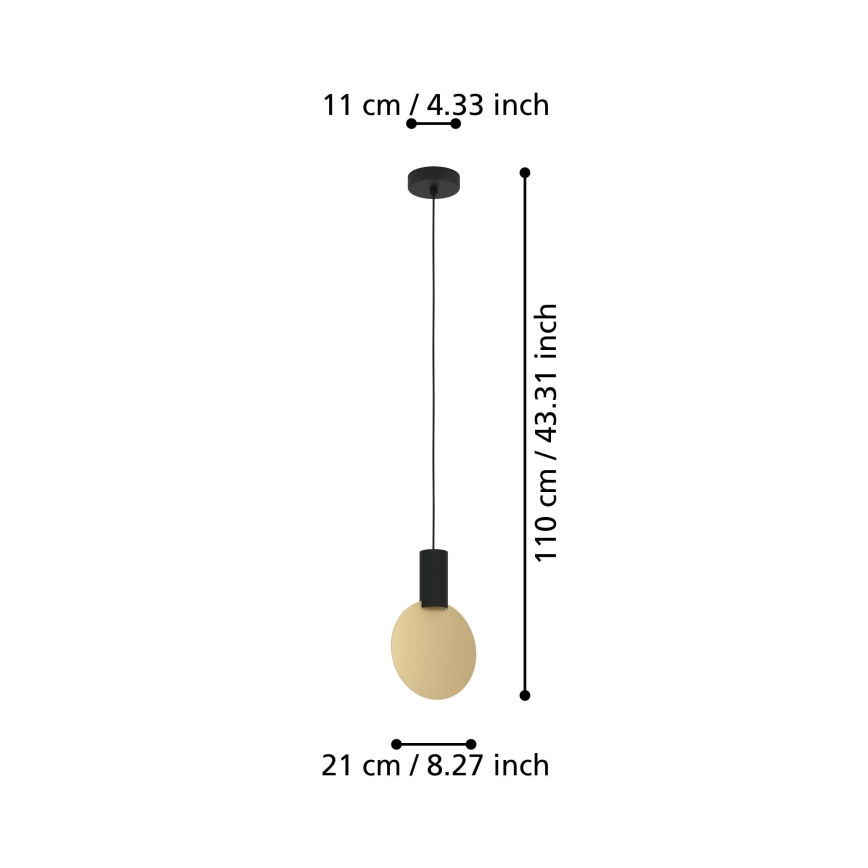 Eglo - LED Żyrandol na lince 1xGU10/4,5W/230V 3000K