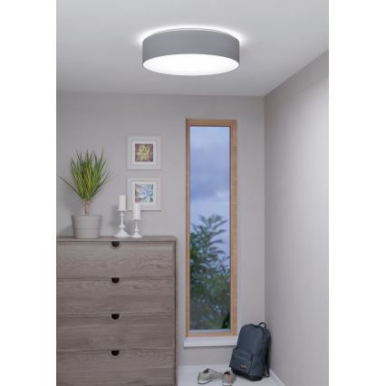 Eglo - LED RGBW ściemnialna lampa sufitowa LED/35W/230V 2700-6500K szara
