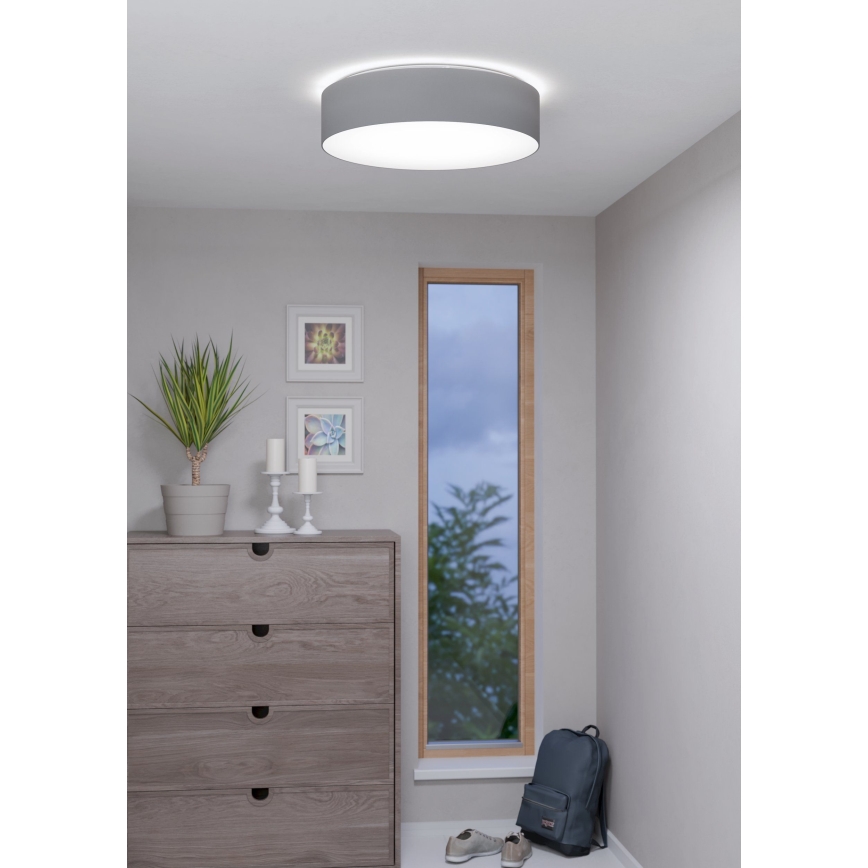 Eglo - LED RGBW ściemnialna lampa sufitowa LED/35W/230V 2700-6500K szara