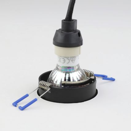 Eglo - Oprawa sufitowa 1xGU10/35W/230V czarna