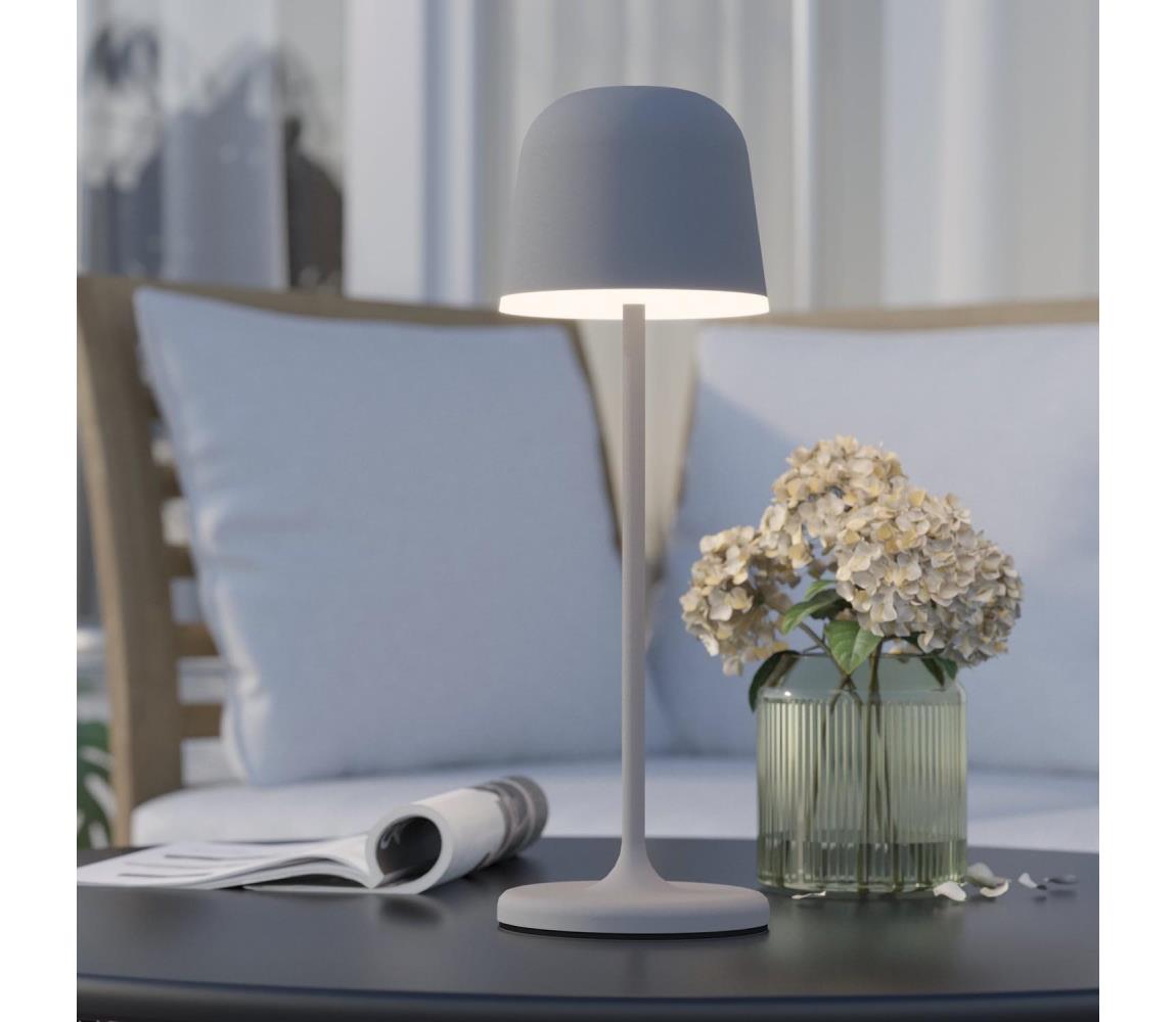 Eglo 900458- LED Ściemnialna lampa zewnętrzna MANNERA 2,2W/5V 1800 mAh szare IP54