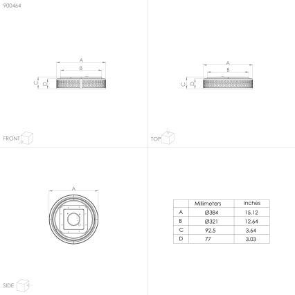 Eglo - LED Lampa sufitowa LED/24W/230V