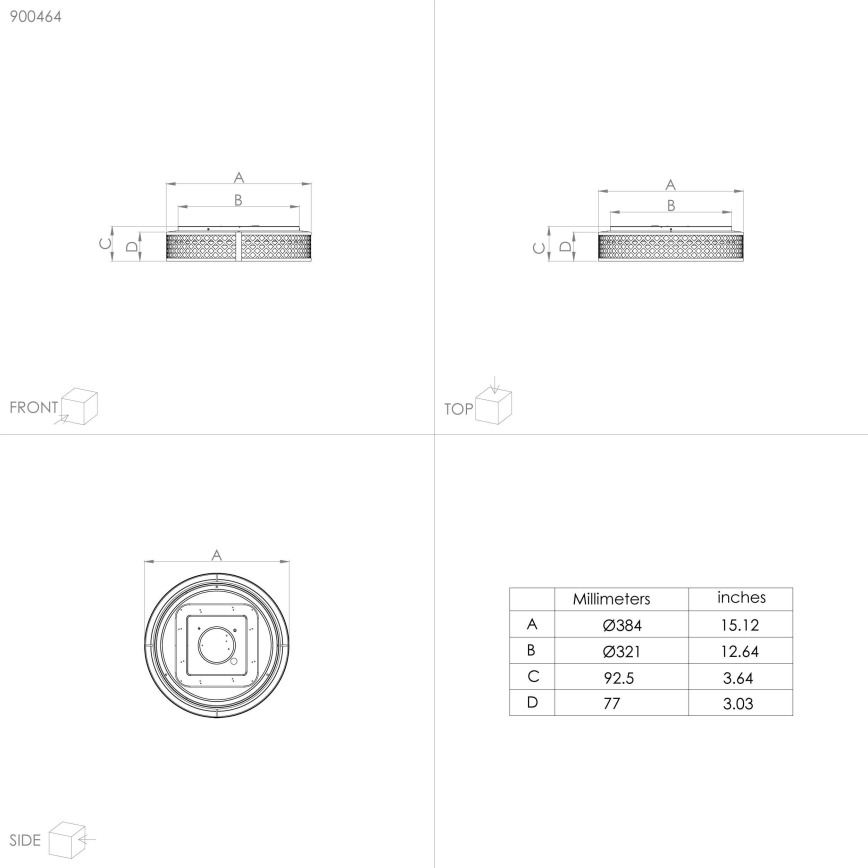 Eglo - LED Lampa sufitowa LED/24W/230V