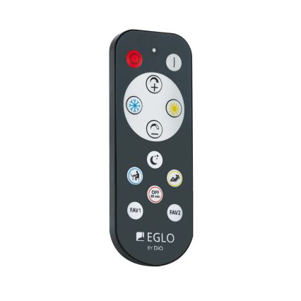 Eglo - LED Ściemnialny plafon LED/34W/230V + pilot