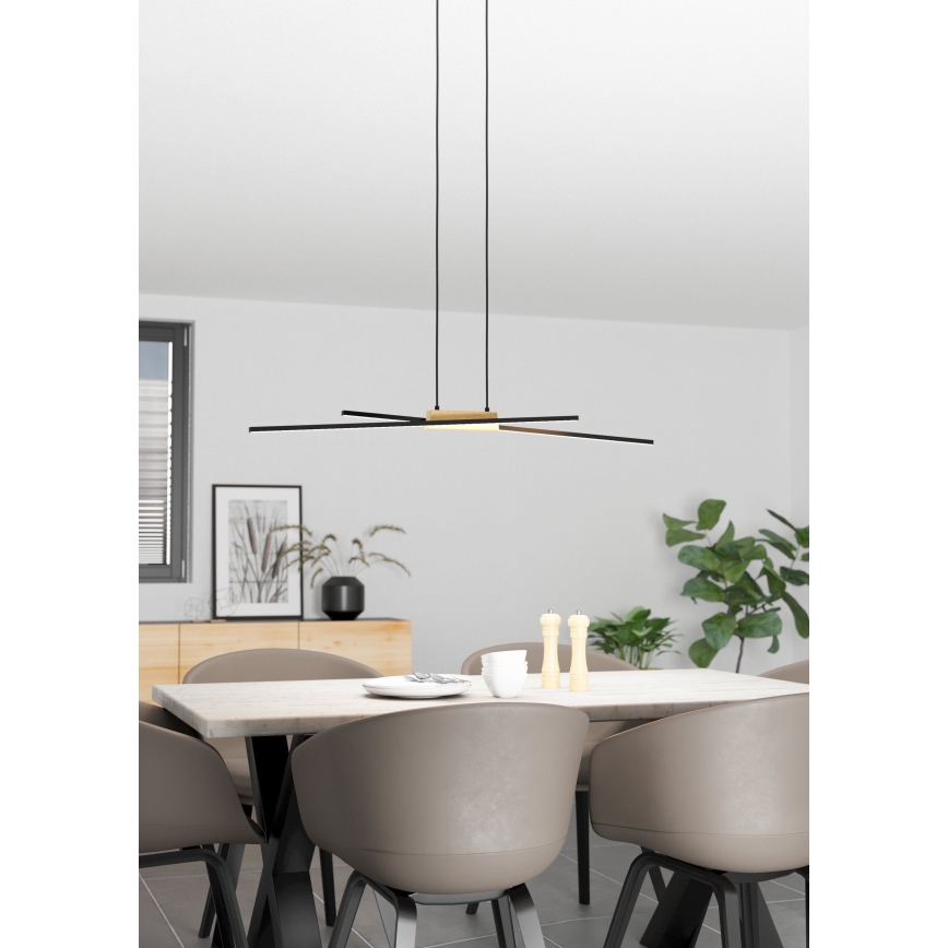 Eglo - LED Żyrandol ściemnialny na lince 2xLED/13W/230V