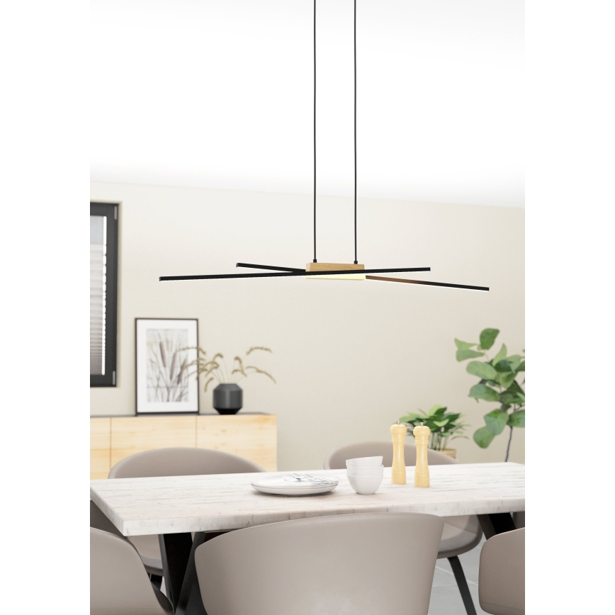 Eglo - LED Żyrandol ściemnialny na lince 2xLED/13W/230V