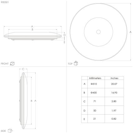 Eglo - Lampa sufitowa LED/30,8W/230V