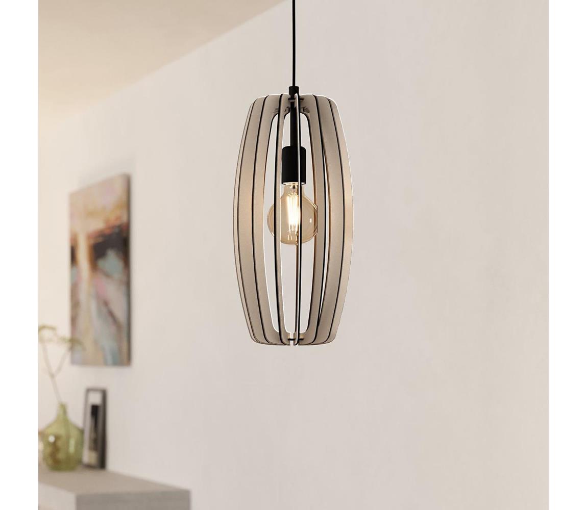 Eglo 900502 - Żyrandol na lince BAJAZZARA 1xE27/40W/230V kremowy