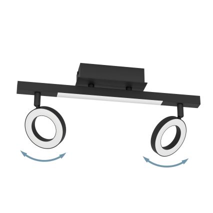 Eglo - Oprawa punktowa LED 2xLED/3,2W/230V + LED/3,3W