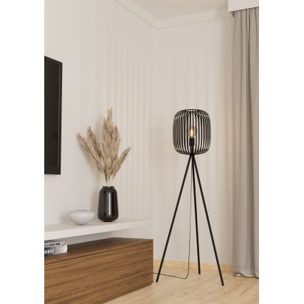 Eglo - Lampa stojąca 1xE27/40W/230V czarna