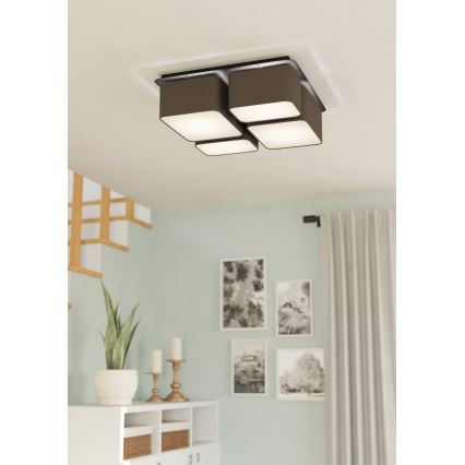 Eglo - Lampa sufitowa 4xE27/28W/230V
