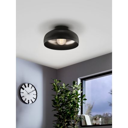 Eglo - Lampa sufitowa 1xE27/40W/230V czarna