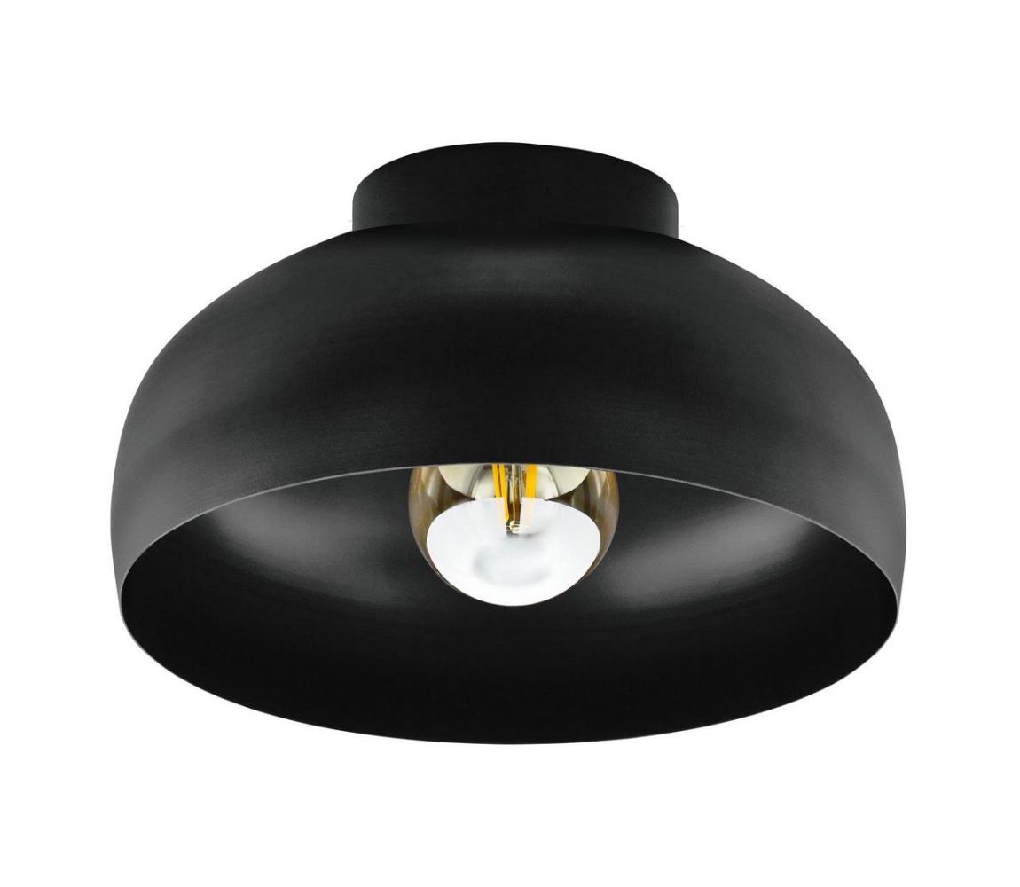Eglo 900553 - Plafon MOGANO 1xE27/40W/230V czarny