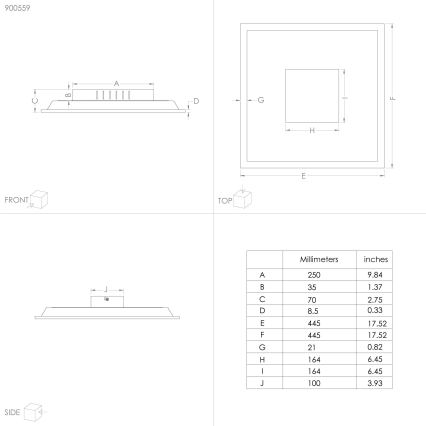 Eglo - LED Plafon LED/28W/230V