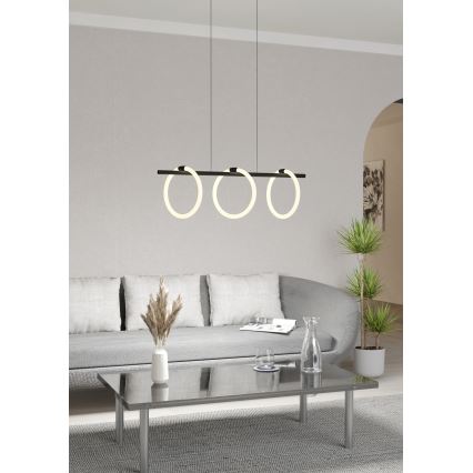 Eglo - Lampa wisząca LED na linkach 3xLED/9W/230V