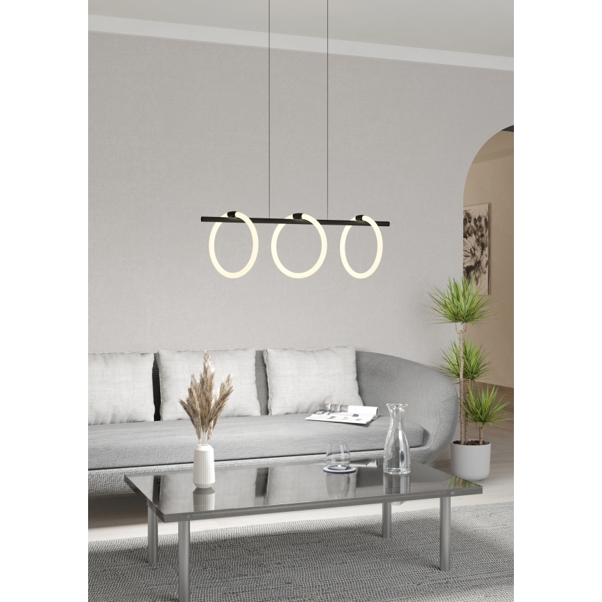 Eglo - Lampa wisząca LED na linkach 3xLED/9W/230V